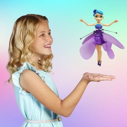 Vliegend Speelgoed met Handsensor en LED Verlichting voor Kinderen Zwevend Figuurtje Bewegingsdetectie Roze Blauw Paars