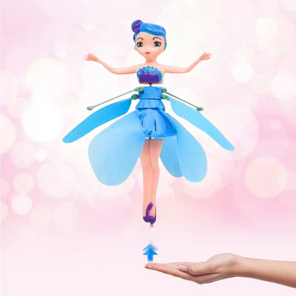 Vliegend Speelgoed met Handsensor en LED Verlichting voor Kinderen Zwevend Figuurtje Bewegingsdetectie Roze Blauw Paars