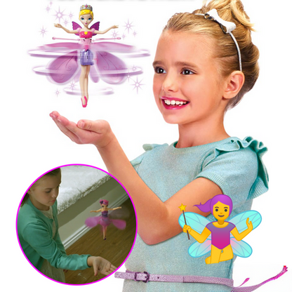 Vliegend Speelgoed met Handsensor en LED Verlichting voor Kinderen Zwevend Figuurtje Bewegingsdetectie Roze Blauw Paars
