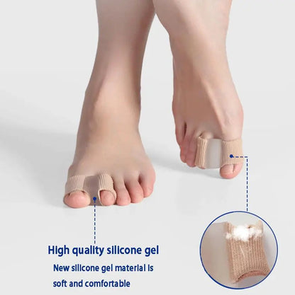 Teenspreiderset Siliconen voor Hallux Valgus en Overlappende Tenen – Zachte Correctie & Pijnverlichting