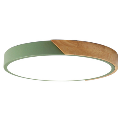 Ronde LED-Plafondlamp Acryl Metaal 30cm 18W 220V Dimbaar Moderne Inbouwlamp Slaapkamer Woonkamer Kantoor Energiezuinig Stijlvol