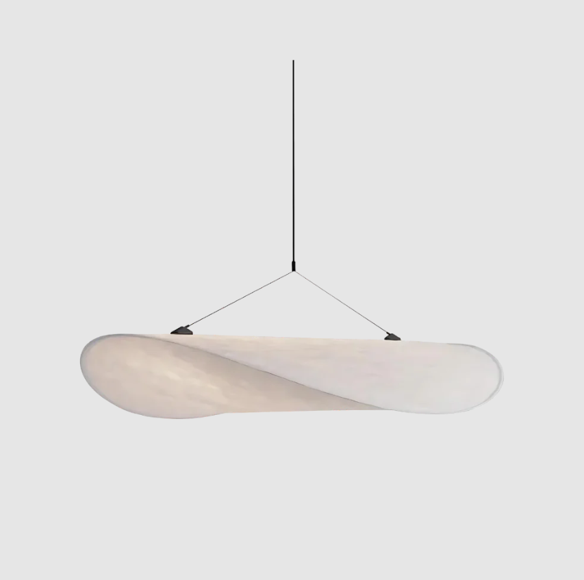 Hangende Sfeerverlichting Zijden Lampenkap Ivoor Scandinavisch-Japans Design Harmonieuze Sfeer voor Woonkamer Slaapkamer 40cm 60cm 80cm