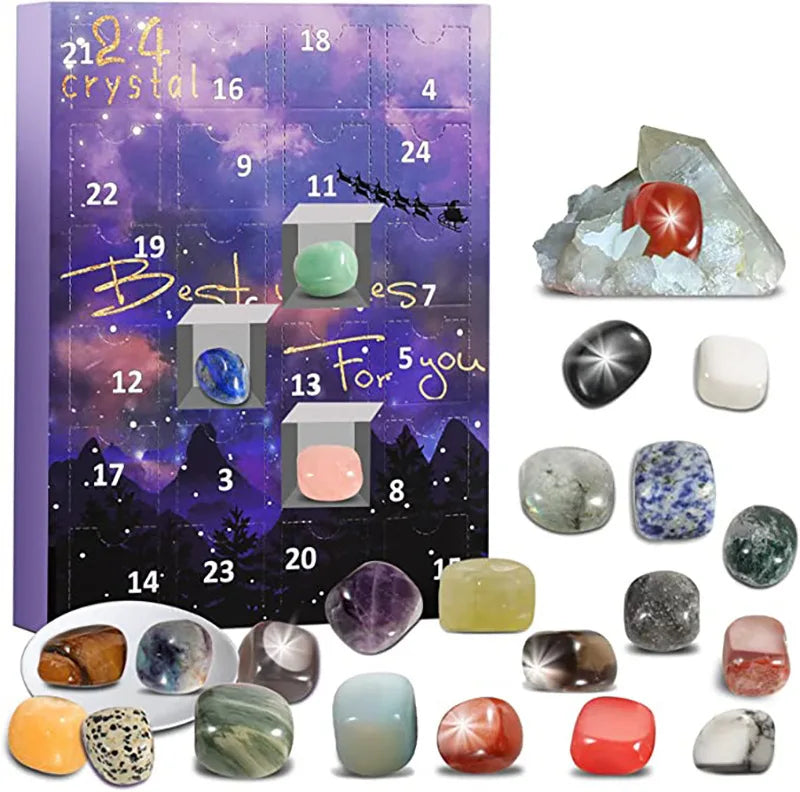 Edelsteen Adventskalender 24 Dagen Kerstkalender