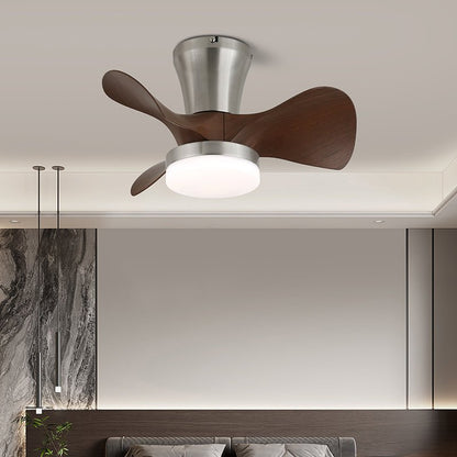 Plafondventilator met Verlichting Minimalistische Houtlook