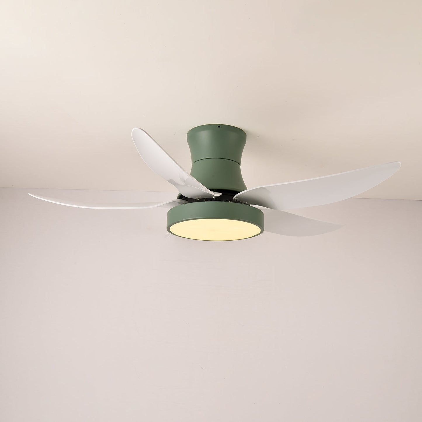 Plafondventilator met Verlichting 132cm Modern Zwart Metaal Kunststof LED 24W Verstelbaar 6 Snelheden