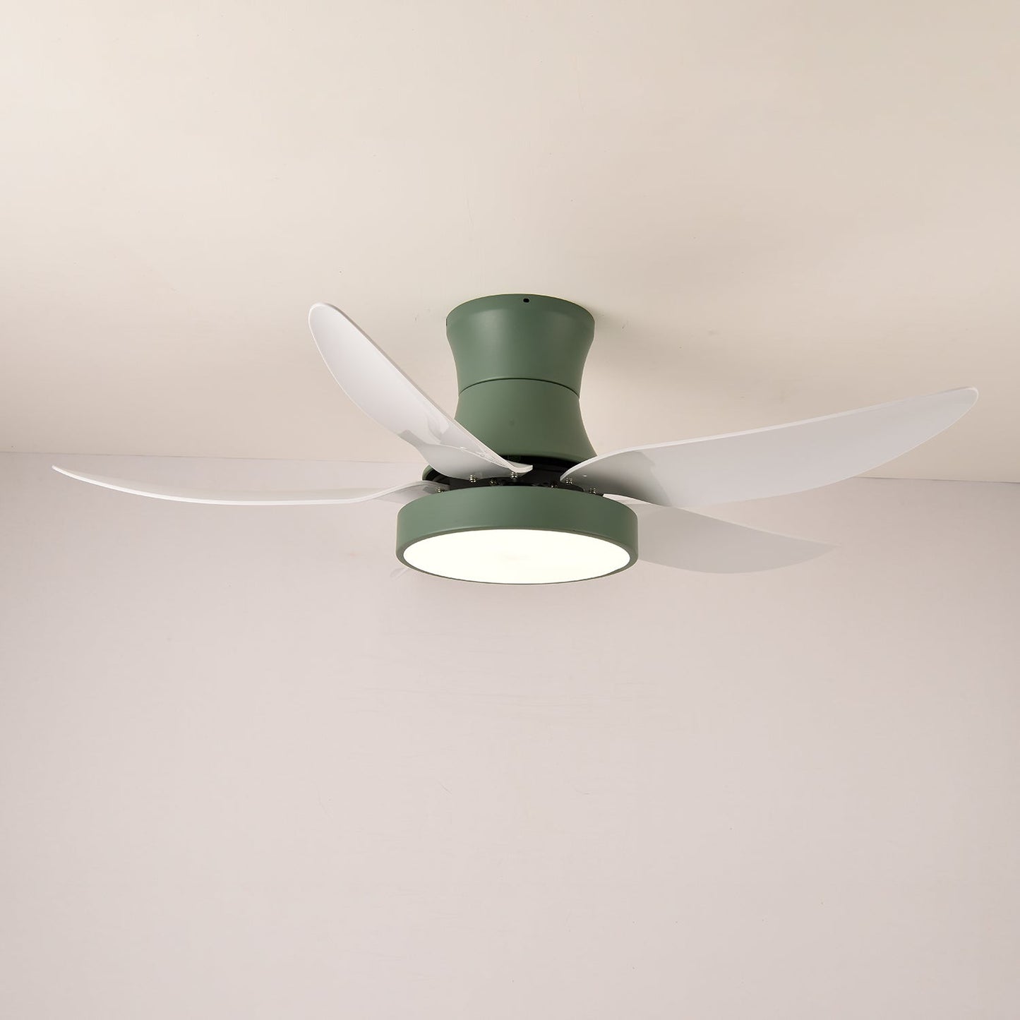 Plafondventilator met Verlichting 132cm Modern Zwart Metaal Kunststof LED 24W Verstelbaar 6 Snelheden