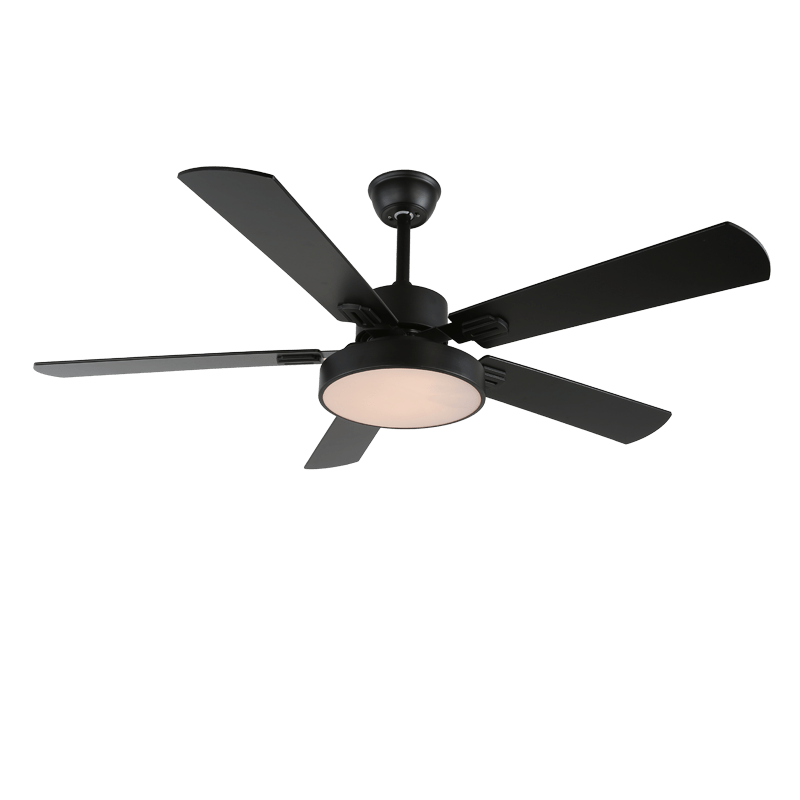 Moderne Plafondventilator met Houten Bladen & Geïntegreerde LED-Verlichting – Ø107 cm, Afstandsbediening, 6 Snelheden, Verstelbaar Vermogen
