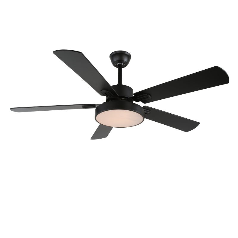 Moderne Plafondventilator met Houten Bladen & Geïntegreerde LED-Verlichting – Ø107 cm, Afstandsbediening, 6 Snelheden, Verstelbaar Vermogen