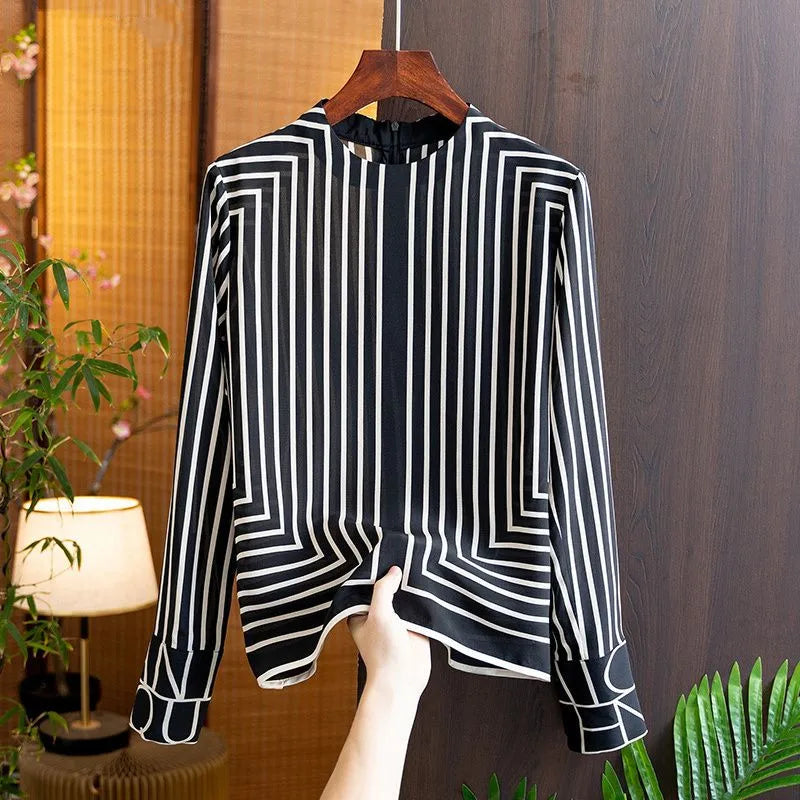 Damesblouse Zomer Langmosuur Jurk Geometrische Print