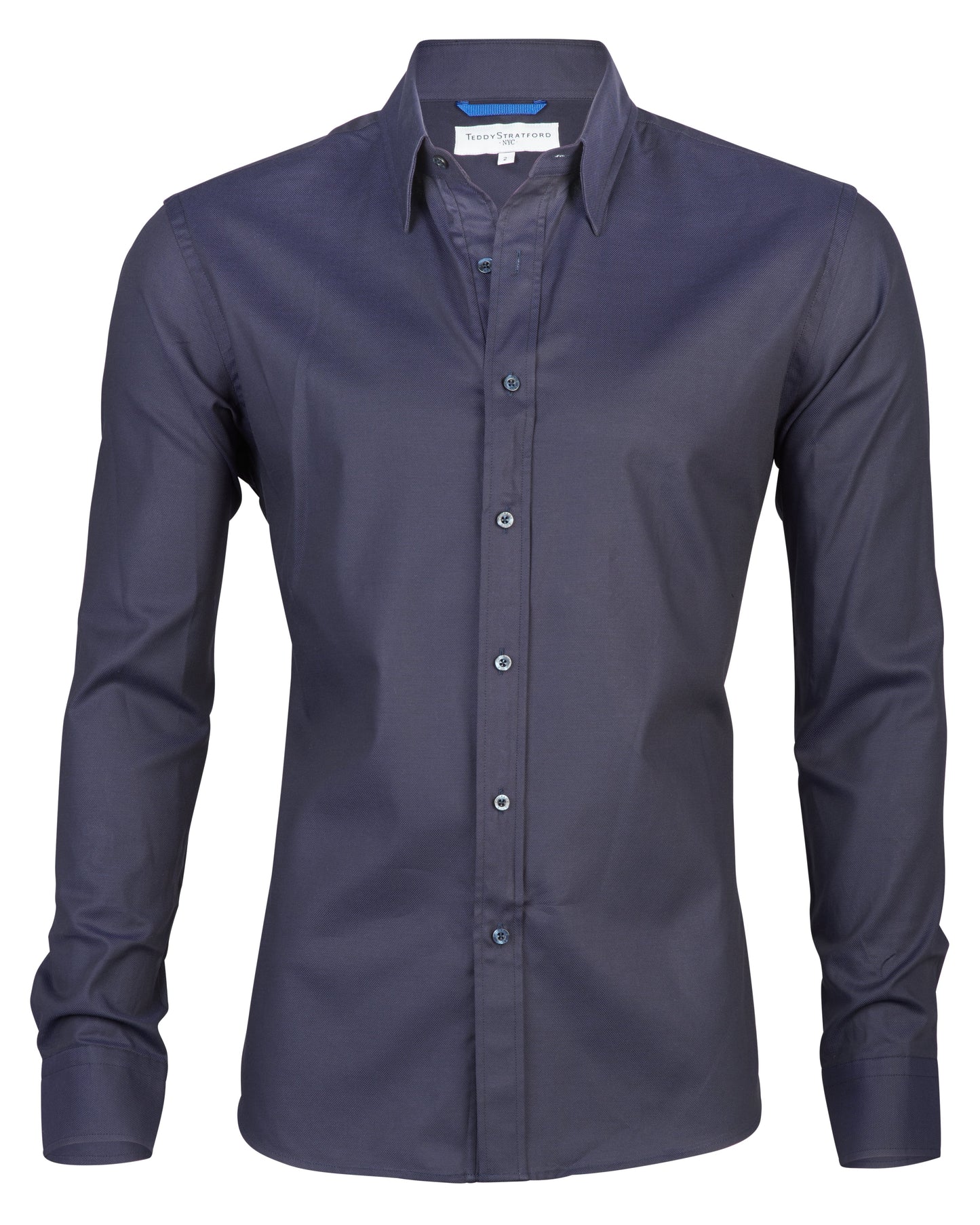Herenshirt Slim Fit met Rits, Elegante en Sportieve Stijl