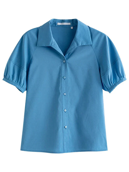 Lichtgewicht Katoenen Zomer Shirt voor Dames