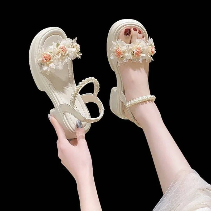 Zomersandalen met Glamoureuze Gloed - StudioMarella