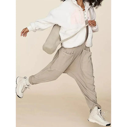 Zomer Jumpsuit Effen Kleur Jurk met Jarretels