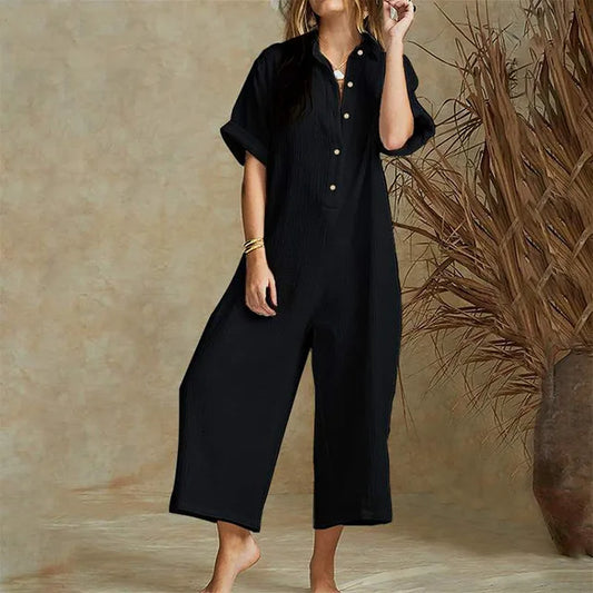 Dames Jumpsuit Zomer Comfortabele Jurk voor Werk en Vakantie - StudioMarella