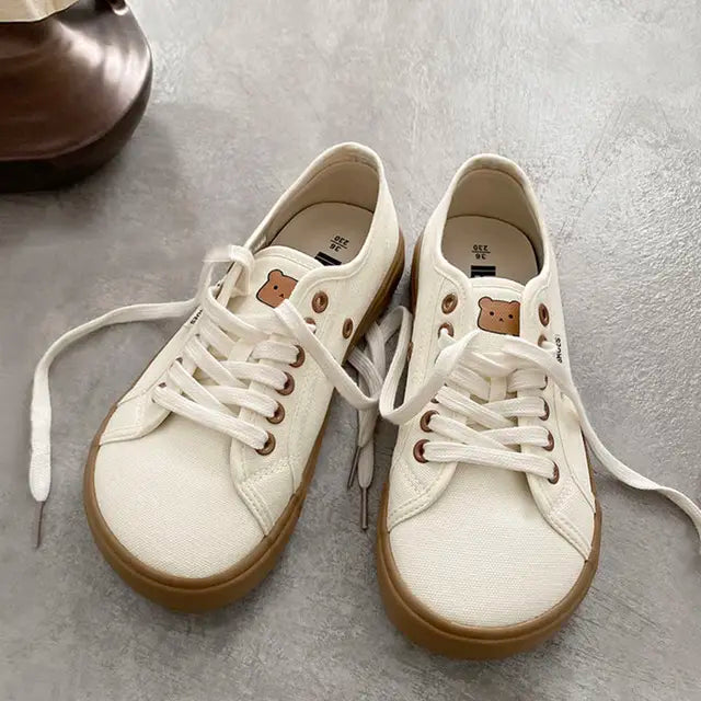 Zomerse Canvas Sneakers Moda Dameschoenen - StudioMarella