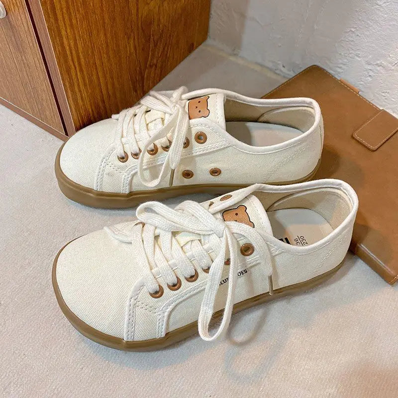 Zomerse Canvas Sneakers Moda Dameschoenen