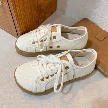 Zomerse Canvas Sneakers Moda Dameschoenen