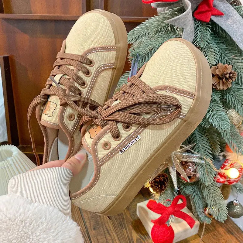 Zomerse Canvas Sneakers Moda Dameschoenen
