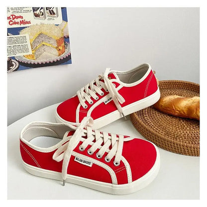 Zomerse Canvas Sneakers Moda Dameschoenen