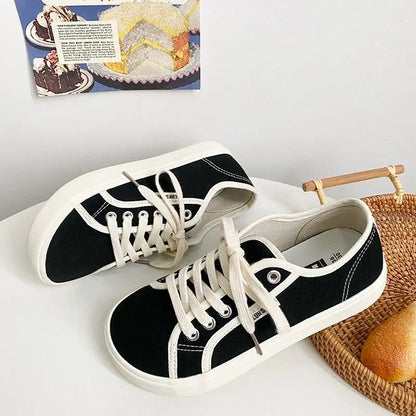 Zomerse Canvas Sneakers Moda Dameschoenen