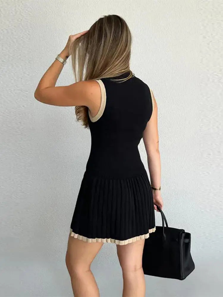 Zomerjurk Patchwork Mini Jurk Vrouwelijk
