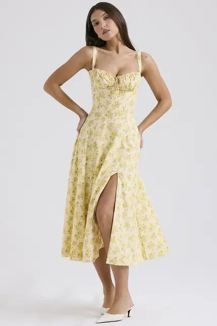 Vrouw Jurk met Suspenders Zomerse Stijl