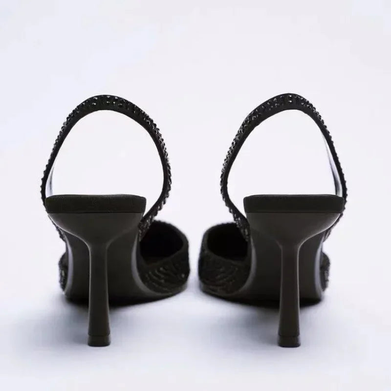 Elegante Zomersandalen met Hoge Hak en Bandjes