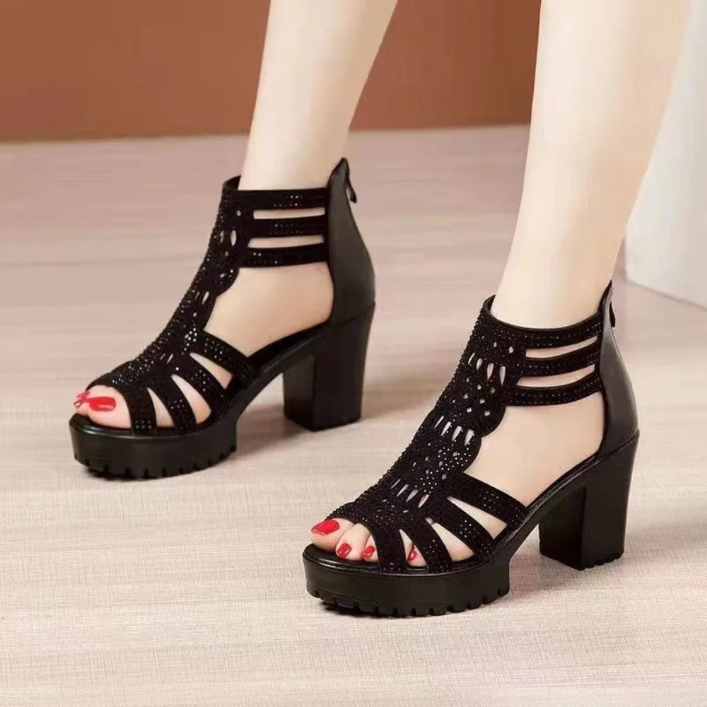 Gladiator Sandalen Slang Print Zomer Schoenen