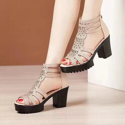 Gladiator Sandalen Slang Print Zomer Schoenen