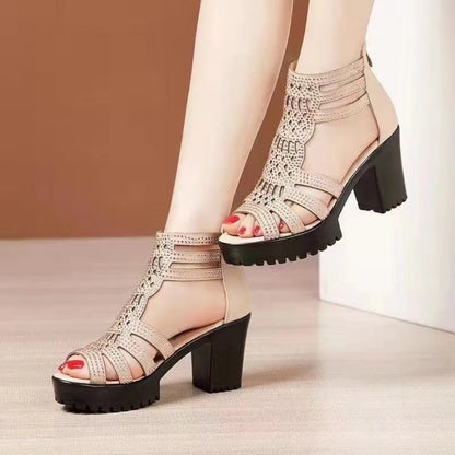 Gladiator Sandalen Slang Print Zomer Schoenen