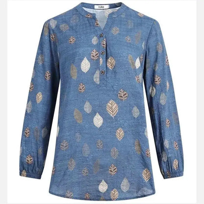 Vrouwelijke Zomer Blouse Chiffon Bloemen Print