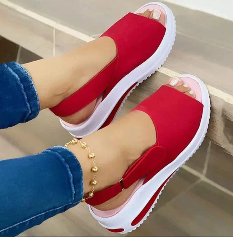 Zomers Sandalen met Hoge Hak Stylisch Design