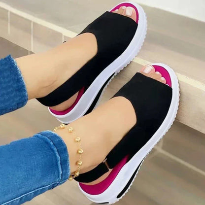 Zomers Sandalen met Hoge Hak Stylisch Design
