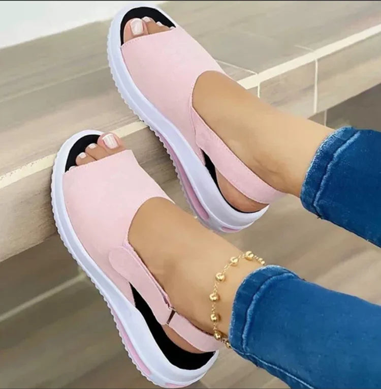 Zomers Sandalen met Hoge Hak Stylisch Design