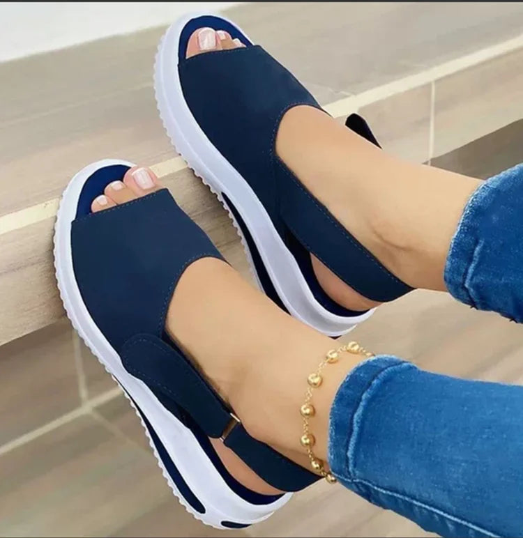 Zomers Sandalen met Hoge Hak Stylisch Design