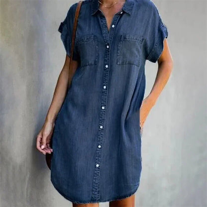 Zomerjurk Denim Jurk voor Vrouw Zonnig en Chic