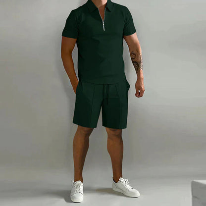 Heren Zomerset Tweedelig - Comfortabele Polo en Korte Broek - StudioMarella