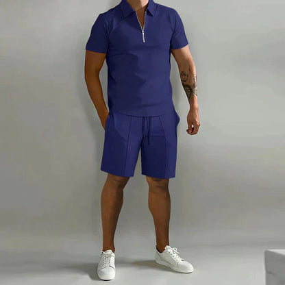 Heren Zomerset Tweedelig - Comfortabele Polo en Korte Broek