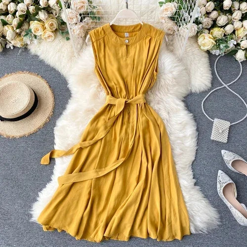 Zomerjurk Elegant Vrouwelijk Verano Chic