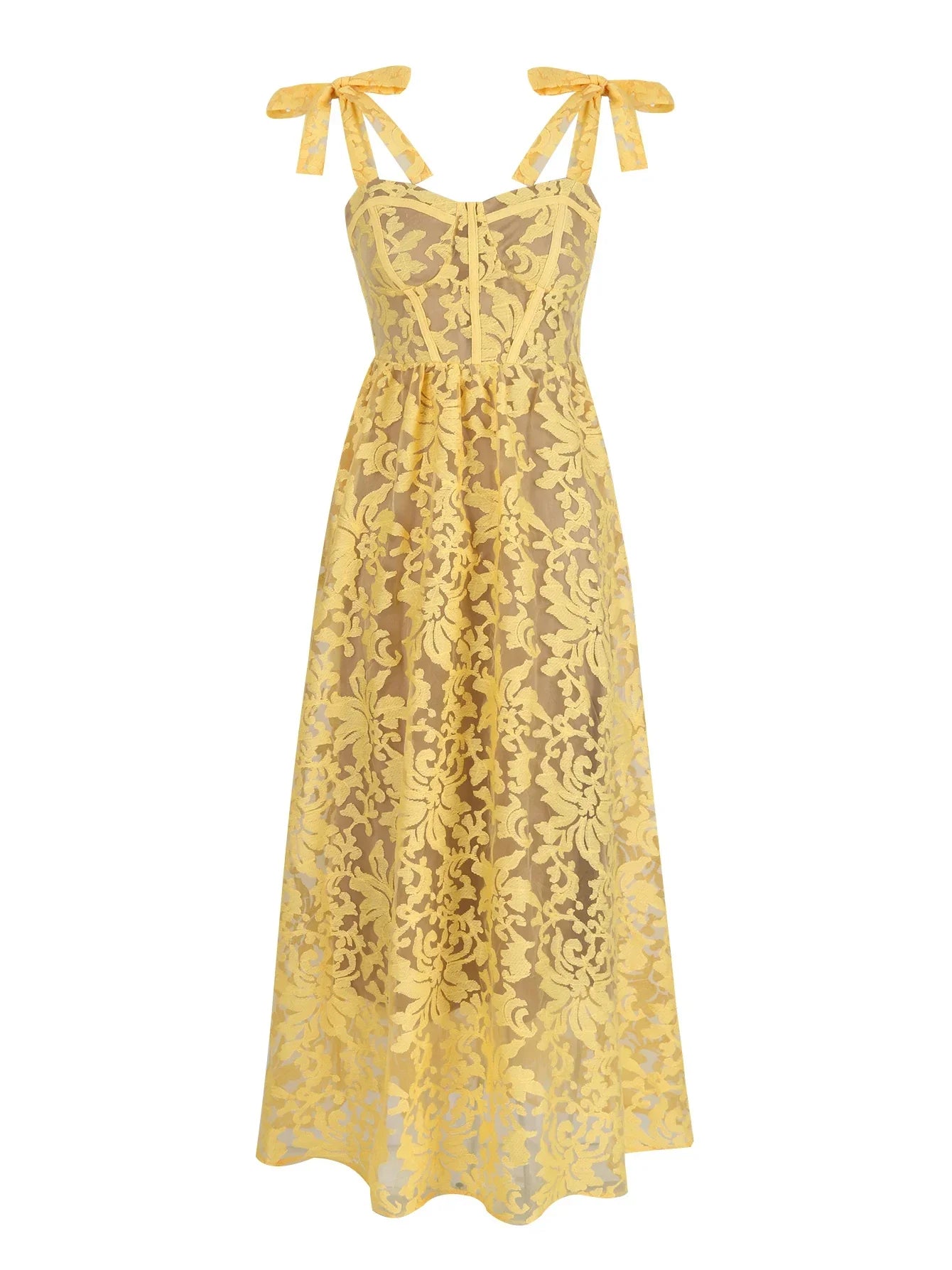 Vrouwelijke Kantjurk Zomerjurk Elegante Stijl