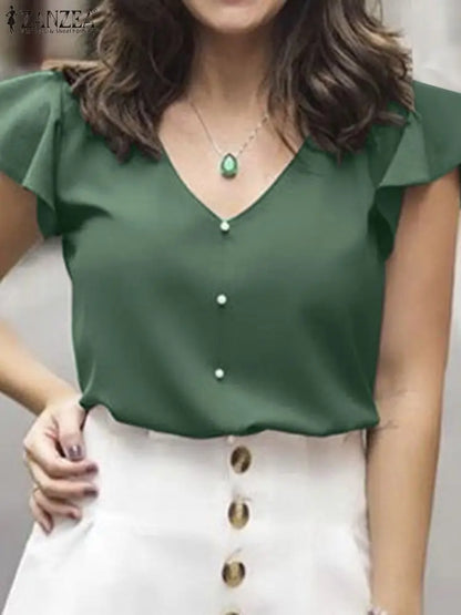 Vrouwelijke Blouse Elegant Model Jurkstof