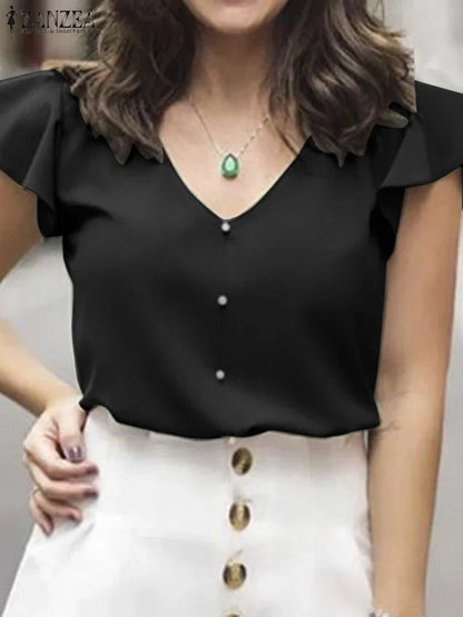 Vrouwelijke Blouse Elegant Model Jurkstof