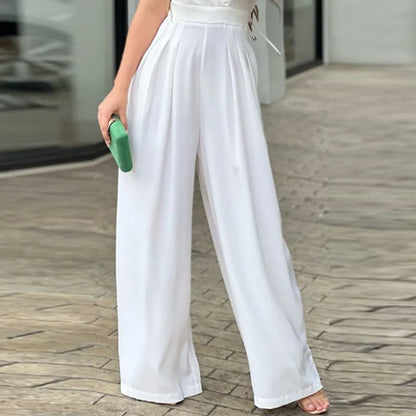 Dames Jumpsuit V-hals Zomerse Vlindermouwen
