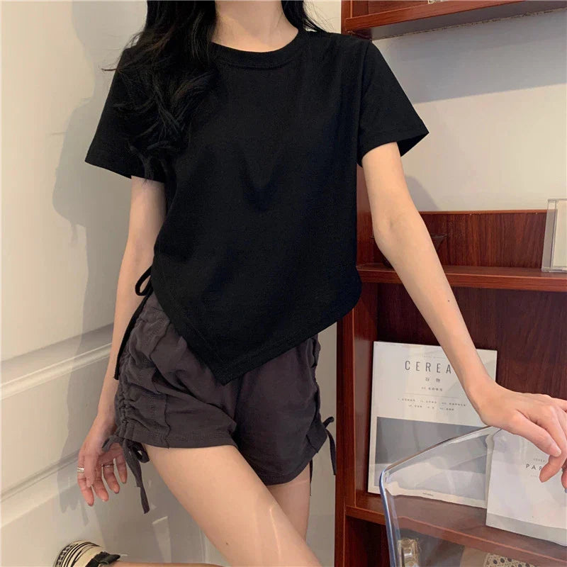 Zomer Crop Top Vrouwelijk Sexy Bandage Topje
