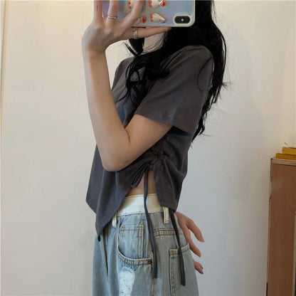 Zomer Crop Top Vrouwelijk Sexy Bandage Topje