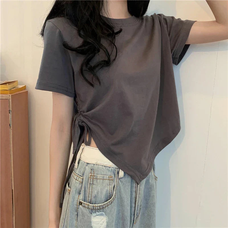 Zomer Crop Top Vrouwelijk Sexy Bandage Topje