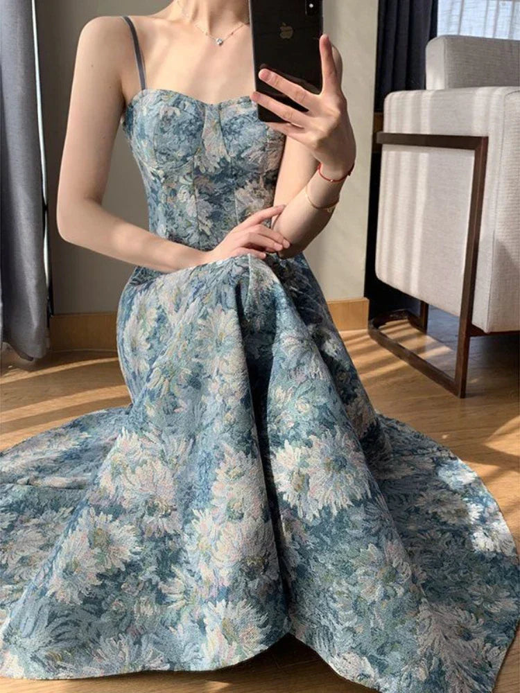 Vrouwelijke Zomerjurk met Bloemenprint Leuke Jurk voor Dagelijks Gebruik