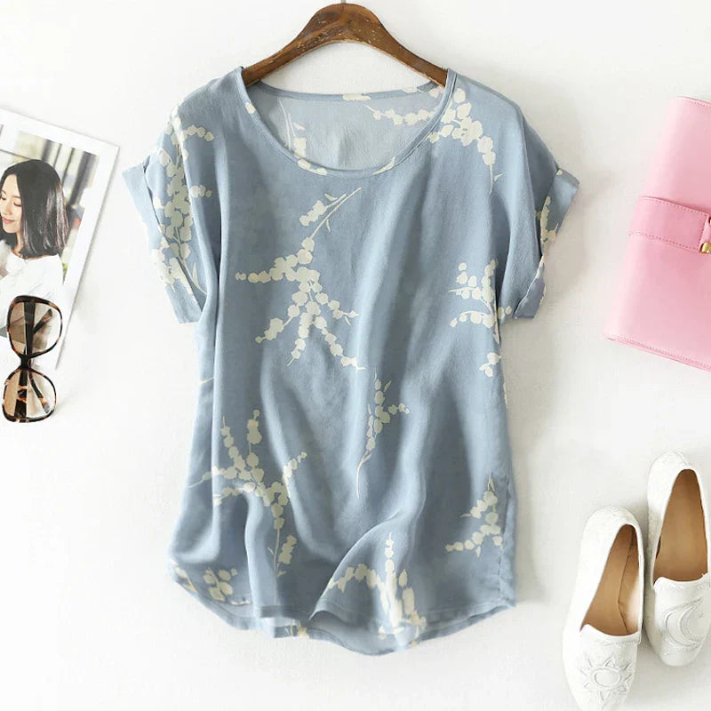 Zijde Blouse voor Vrouwen Luxe Kwaliteit