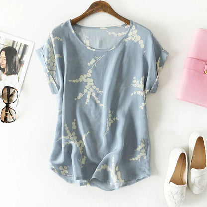 Zijde Blouse voor Vrouwen Luxe Kwaliteit