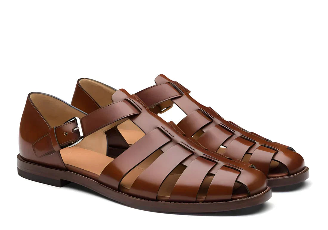 Leren Sandalen Heren Comfortabel Zomer Robert
